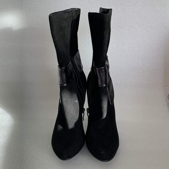 NEW Women’s Suede Boots High Heels. 37 Size (European) - 7 in US - Picture 9 of 11